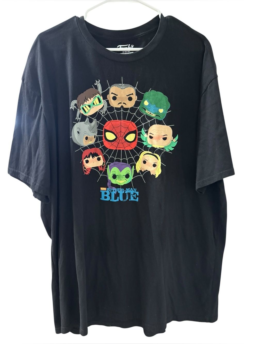 Marvel Collector Corps "Spider-Man Blue" Shirt Size‎ 3XL Funko Men's